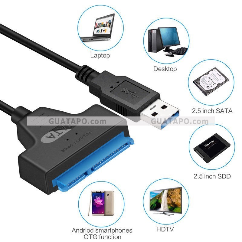atraer Habitat pulgar Adaptador SATA a USB - Disco Duro 2.5" Laptop