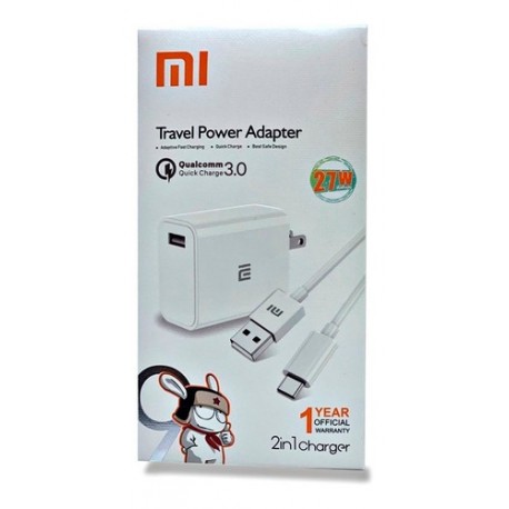 PRO Cargador USB tipo C para Xiaomi 11T proporciona carga rápida a 5  amperios/100 vatios de capacidad (blanco 1M)