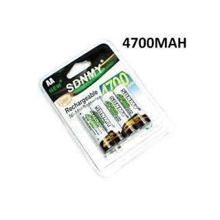Pack de 4 pilas AA  4700mAh