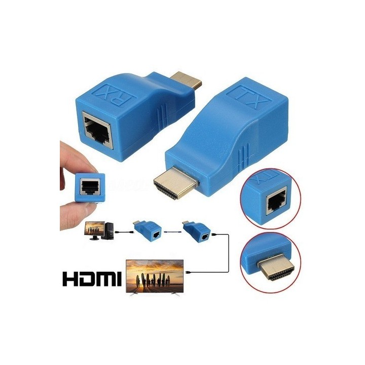 EXTENSION HDMI MACHO ARJ45