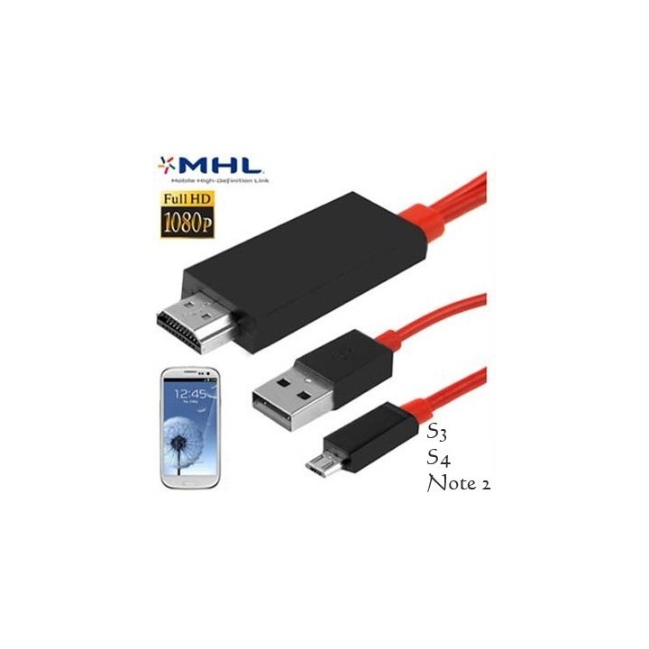 Cable MHL a HDMI para Samsung Galaxy S3