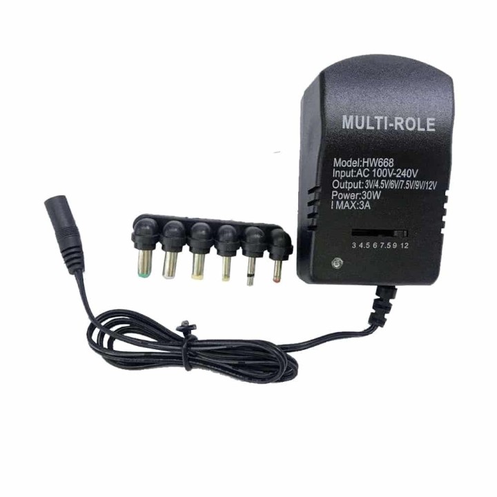 FUENTE DE PODER UNIVERSAL DE 3 A 12 VOLTIO