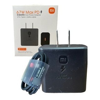 XIAOMI CARGADOR COMPLETO TIPO A TIPO C 67W MAX PD