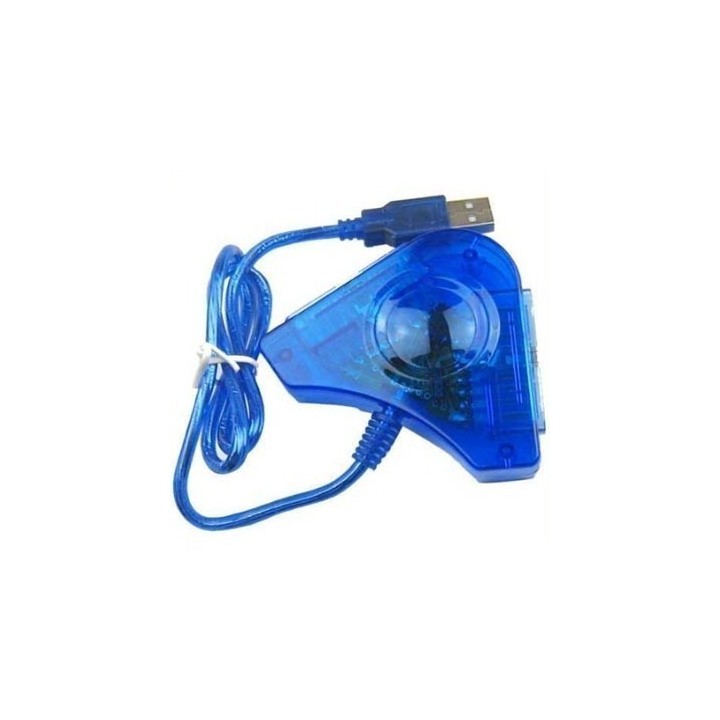 Adaptador USB Conectar 2 Controles de PS2, PS3 a la PC