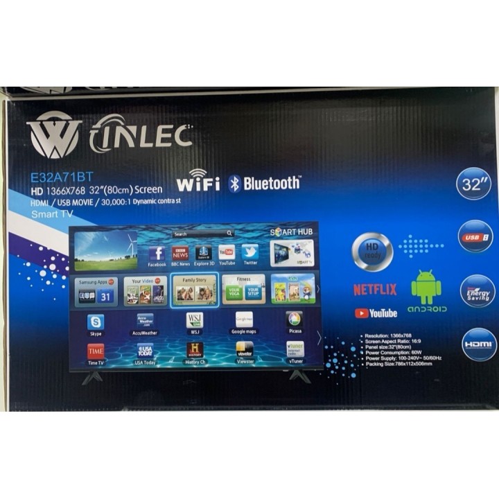 SMART TV INLEC WIFI BLUETOOTH 32 PULGADAS