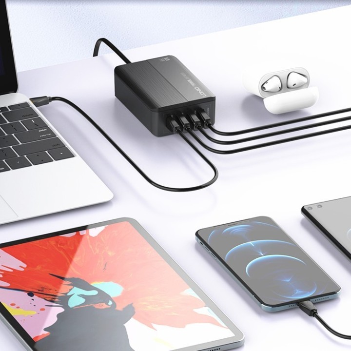 CARGADOR  LDNIO DE 65W CON 4 PUERTOS