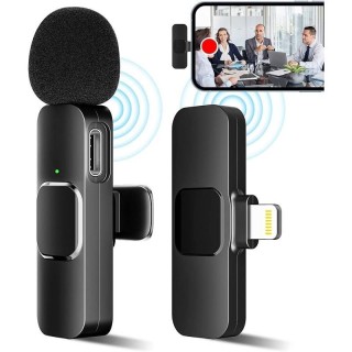 MICROFONO LAVALIER SOLAPA INALAMBRICO PARA IPHONE