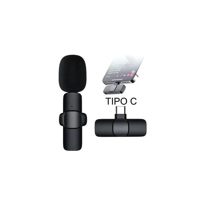 MICROFONO DE SOLAPA INALAMBRICO TIPO C