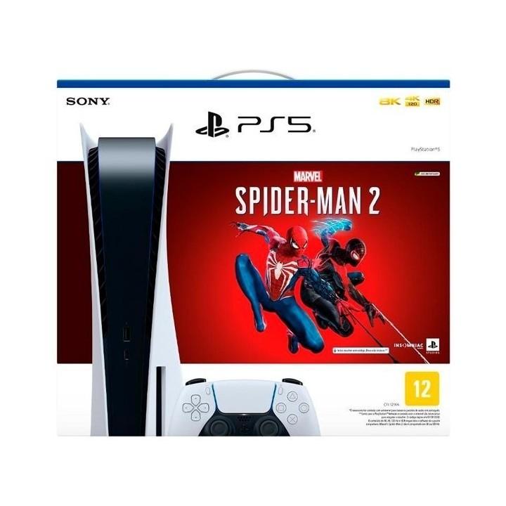 Consola PlayStation 5 Disco Slim Spider-Man 2 1TB