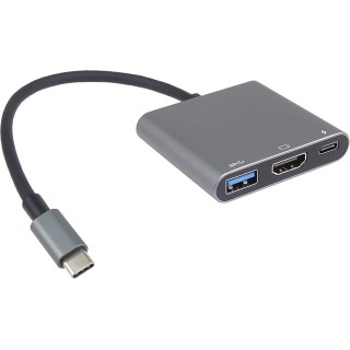 ADAPTADOR HDMI A TIPO C Y USB