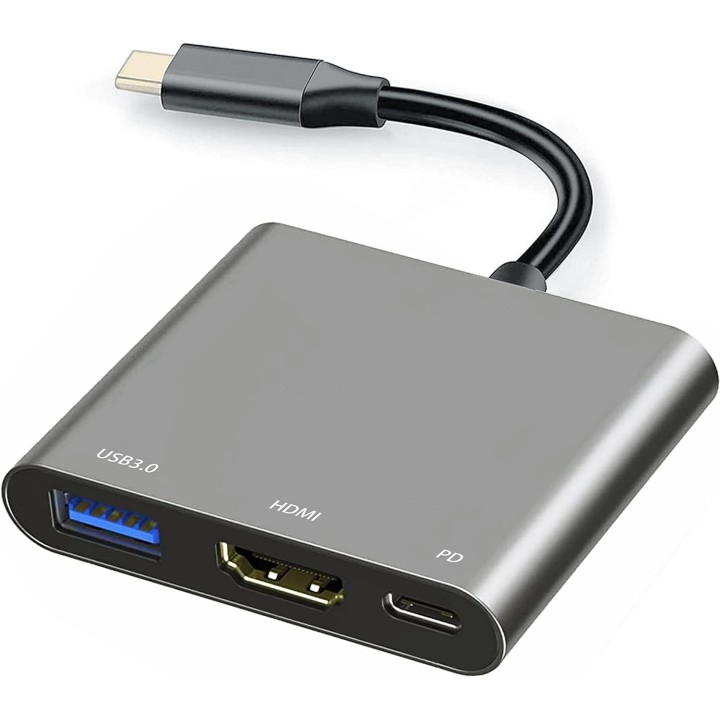 ADAPTADOR HDMI A TIPO C Y USB