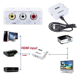 Convertidor HDMI a RCA Audio y Video