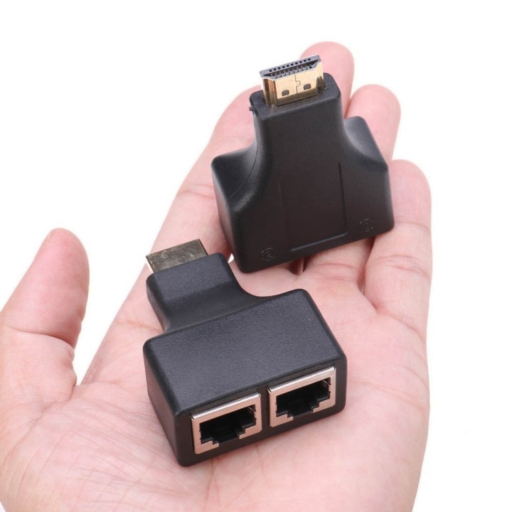 Extension HDMI Macho Mediante Cable RJ45 hasta 100 Pies