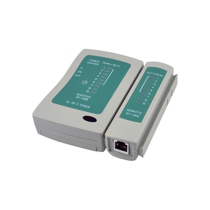 Probador Cable de Red RJ45, RJ11, RJ11