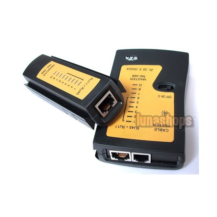 Probador Cable de Red RJ45, RJ11, RJ11
