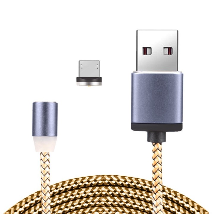 Cable Magnetico Micro USB a USB para Celulares y Tablet