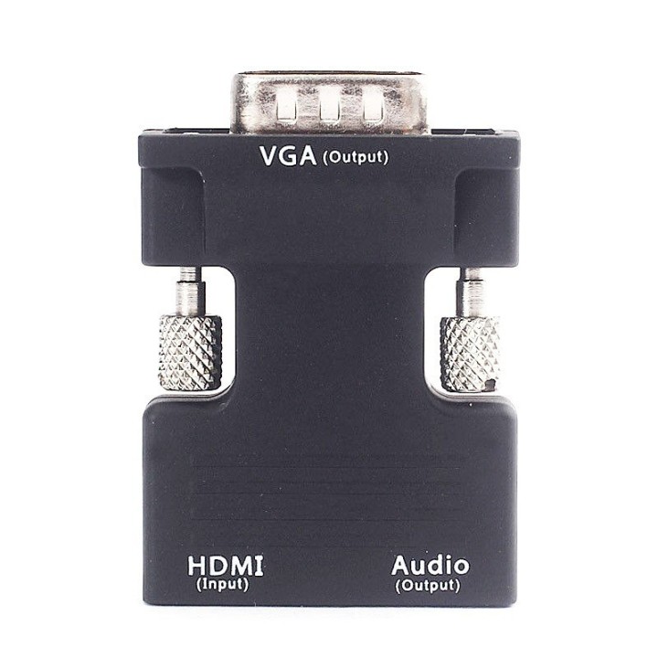 MIni Cable Convertidor HDMI a VGA con Salida de Audio 3.5mm