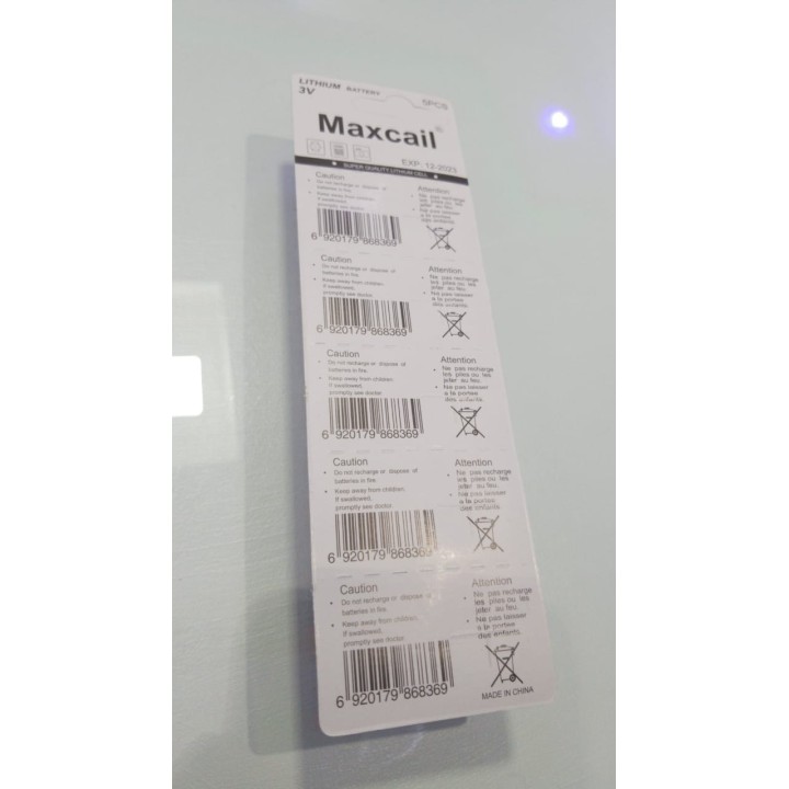 Pila de Litio 3V CR2032 Maxell