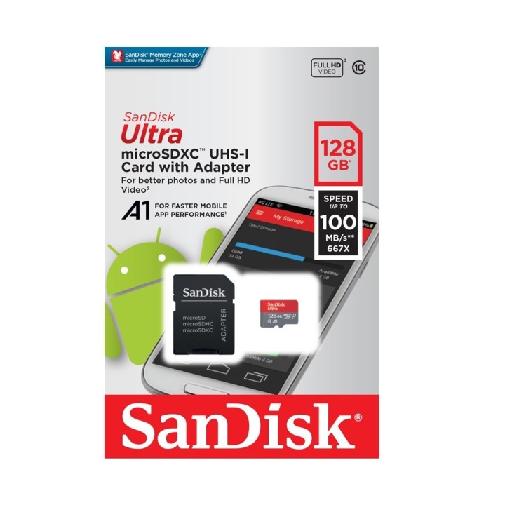 Memoria MicroSD SanDisk Ultra de 64 GB
