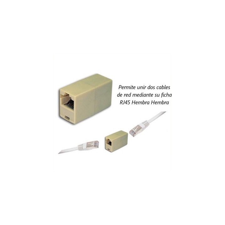 Union RJ45 para Cable de Red