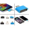 Adaptador OTG Micro USB a USB Hembra para Cell y Tablet