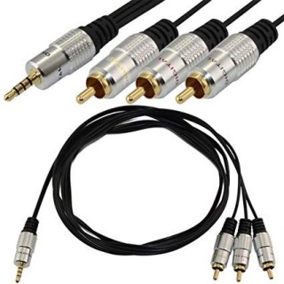 Cable Video de RCA a 3.5mm