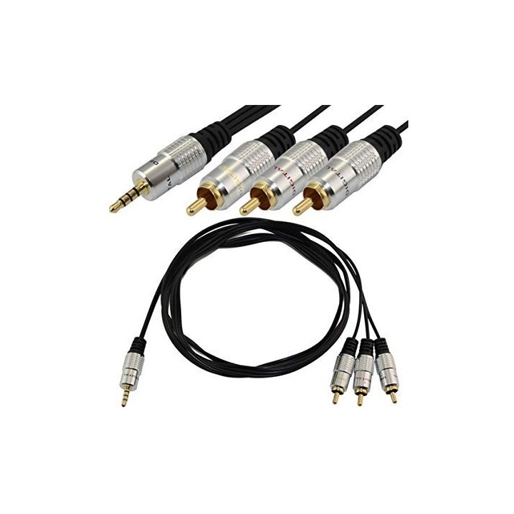 Cable Video de RCA a 3.5mm