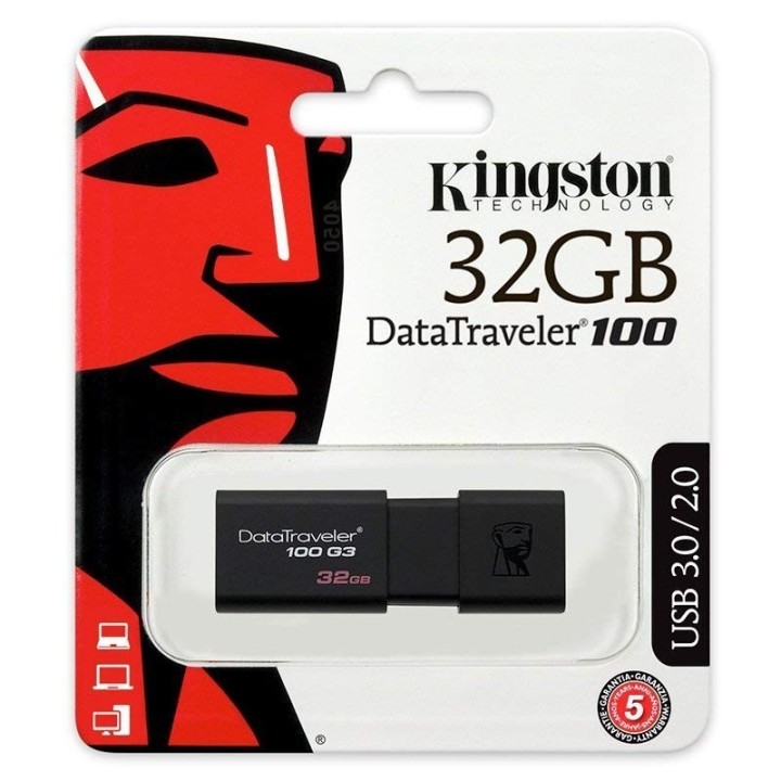 Memoria USB 3.0 32GB Kingston DataTraveler 100 G3