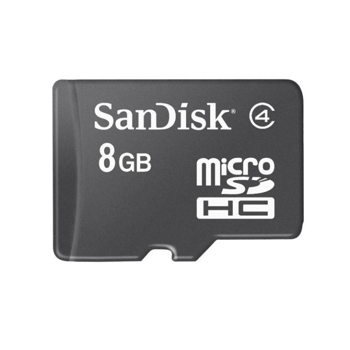Memoria MicroSD SanDisk de  8 GB + Adaptador SD