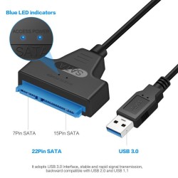 Adaptador SATA a USB - Disco Duro 2.5" Laptop