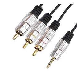 Cable Video de RCA a 3.5mm