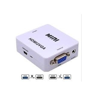 Convertidor VGA a HDMI Blanco