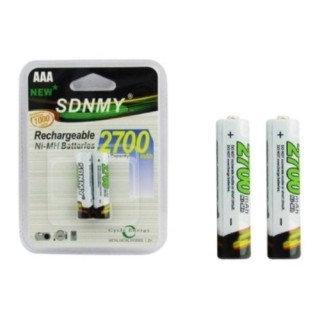 Pack de 4  Pilas Recargables AAA 2,700 mAh