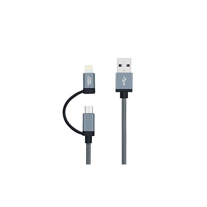 CABLE DE CARGA MICRO USB Y IPHONE