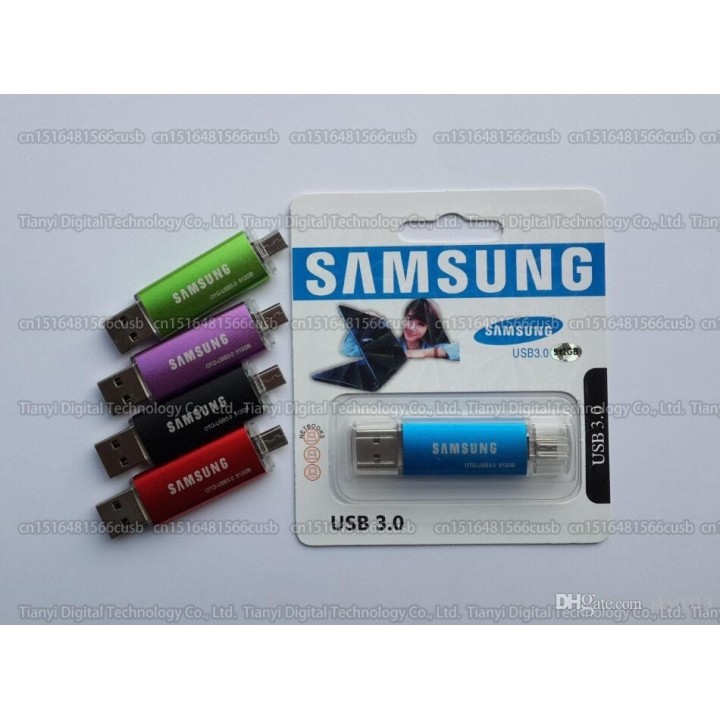 MEMORIA USB SAMSUNG Y OTG  8GB 2.0 Y 3.0