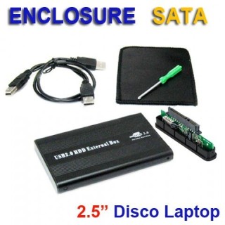 Enclosure SATA para Disco Duro 2.5 de Laptops