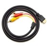 CABLE CONVERTIDOR HDMI A RCA VIDEO Y AUDIO