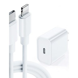 carga rápida cargador 18w qc3.0 usb tipo c cargador rápido para iphone 11 pro max, x, xs, 8 iphone