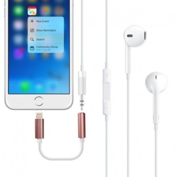 Adaptador Lightning a 3.5mm Audio Hembra para iPhone