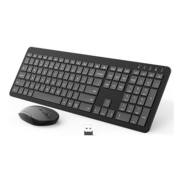 Combo Teclado y Mouse us inalamrico Window 10