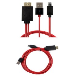 Cable MHL a HDMI para Samsung Galaxy S3, S4, S5, Note 3, 4 Tab 3