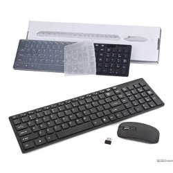 COMBO TECLADO Y MOUSE INALAMBRICO K-06 Ultra Fino 2.4G