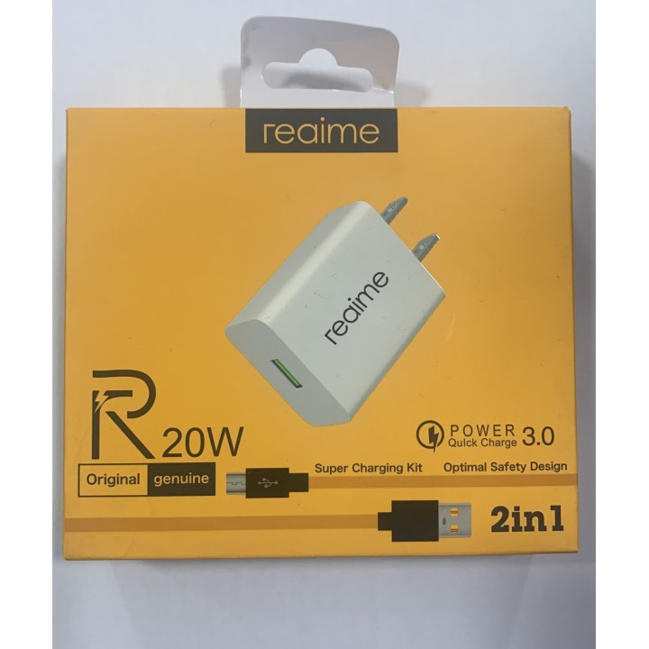 Cargador Realme 20W Original Quick Changer 3.0