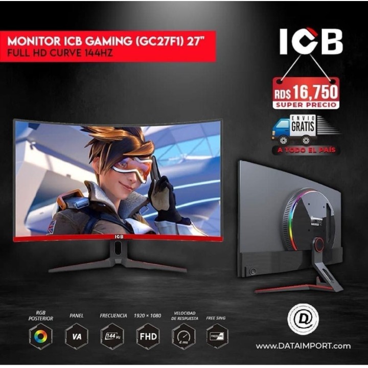 MONITOR GAMER ICB 27 PULGADAS