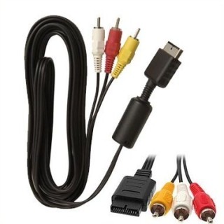 Cable RCA/AV para PlayStation 2 y 3