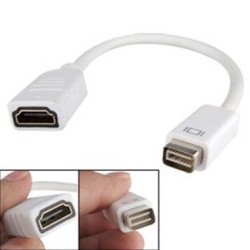 Adaptador Mini DVI a HDMI para Macbook