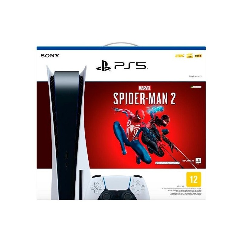 Consola PlayStation 5 Disco Slim Spider-Man 2 1TB