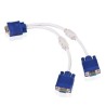 Cable Divisor Splitter VGA 1 Entrada y 2 Salidas