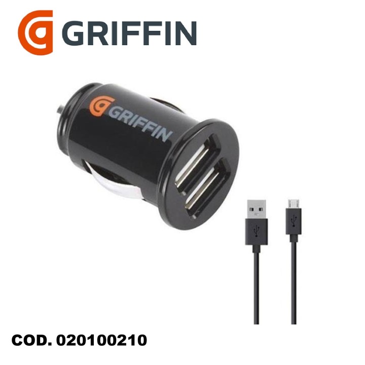 Griffin Cargador Vehículo Tipo V8 Con Cable 2.1A VW-1