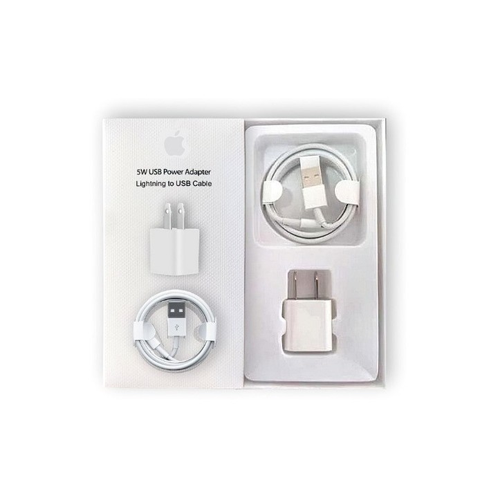 Cargador de Iphone Caja Blanca
